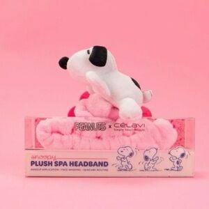 Pink Plush Spa Headband